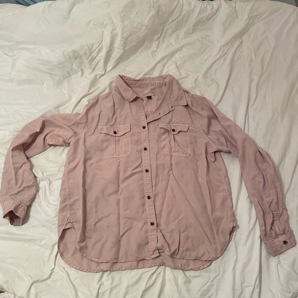 Universal Thread Light Pink Button up Blouse